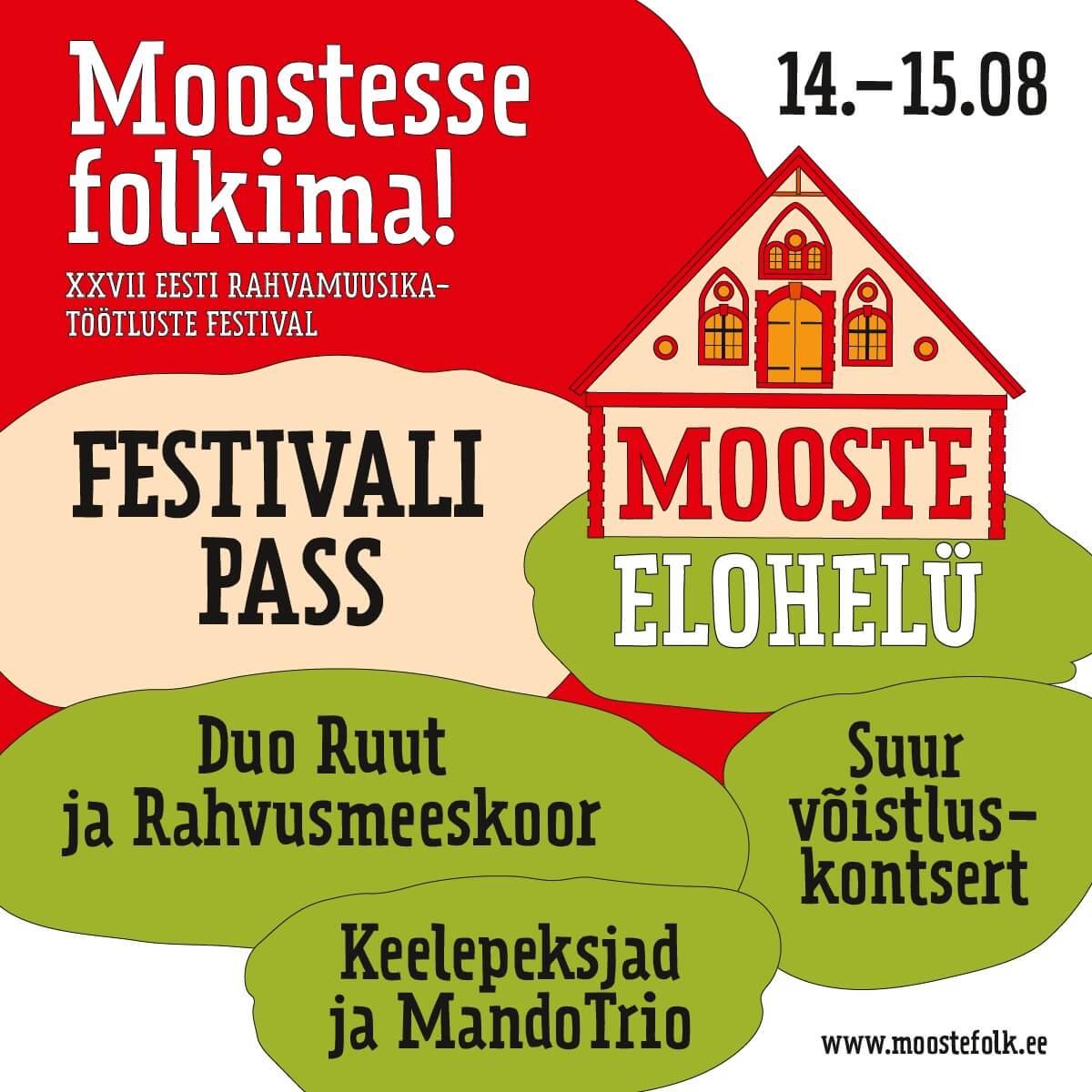 Festivalipass 14 - 15.08