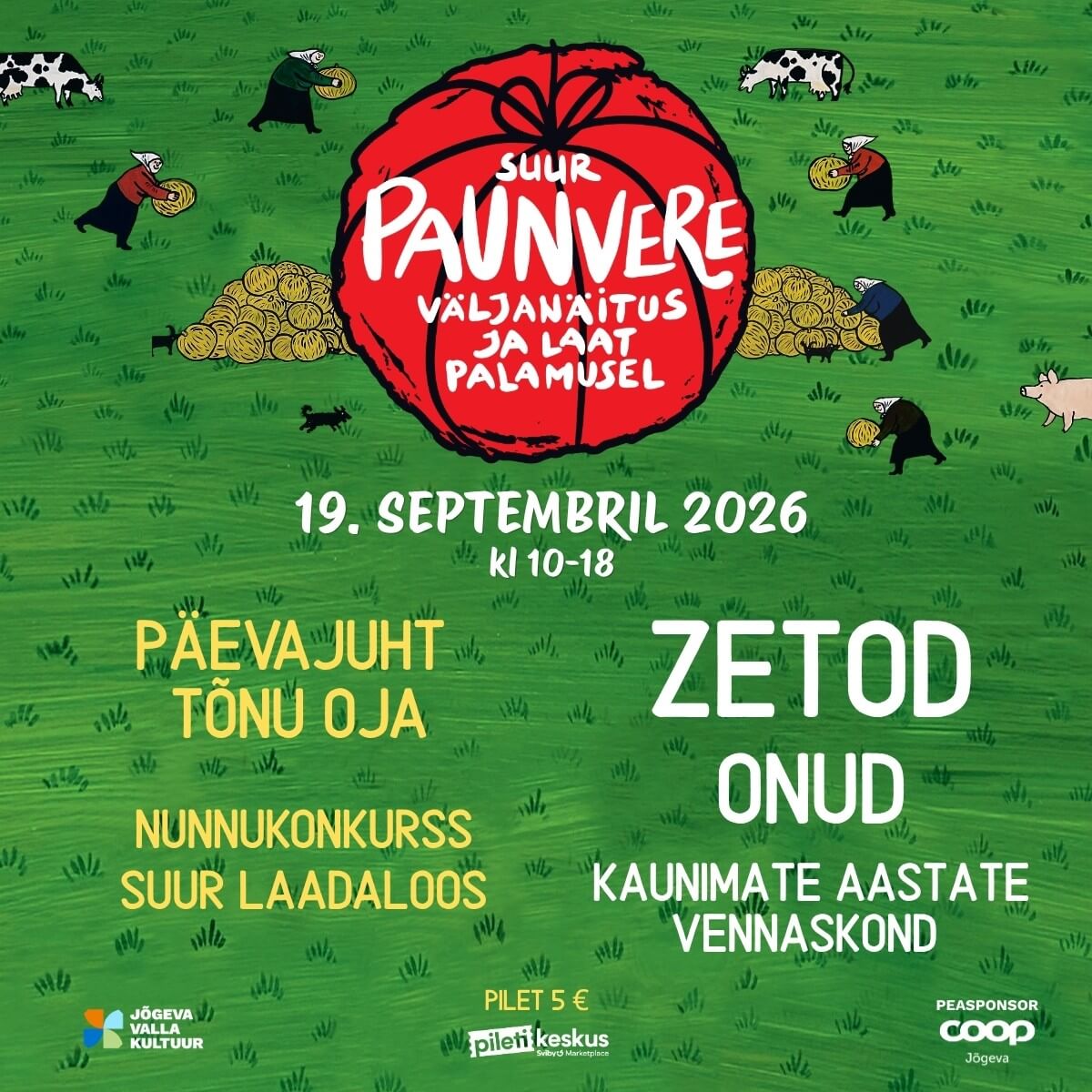 Suur Paunvere väljanäitus ja laat Palamusel