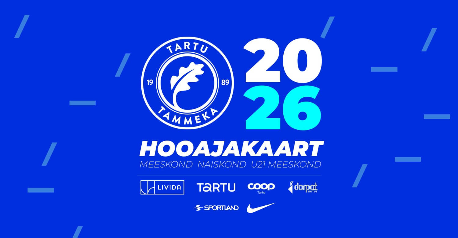 Tartu JK Tammeka hooajakaart 2026