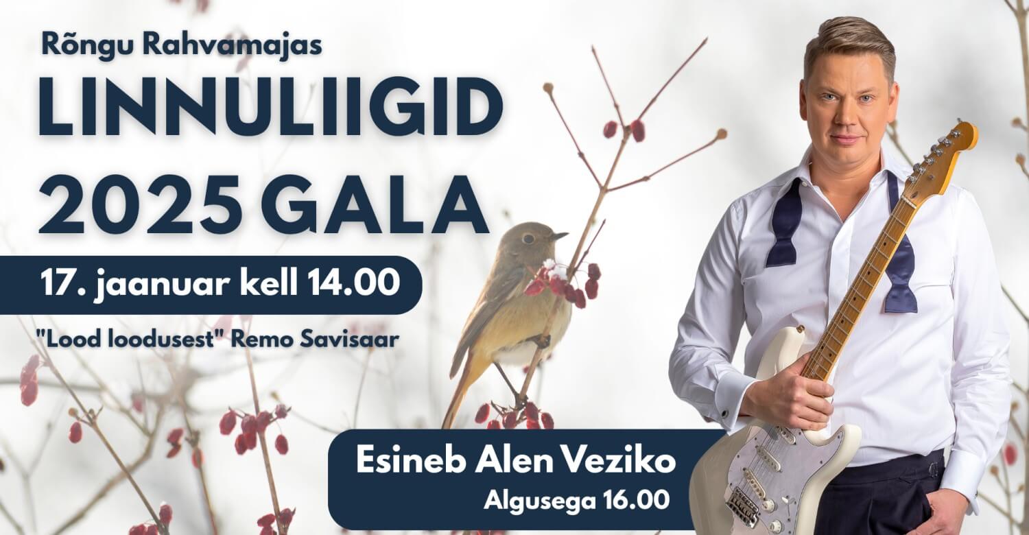 Linnuliigid 2025 gala & Alen Veziko kontsert