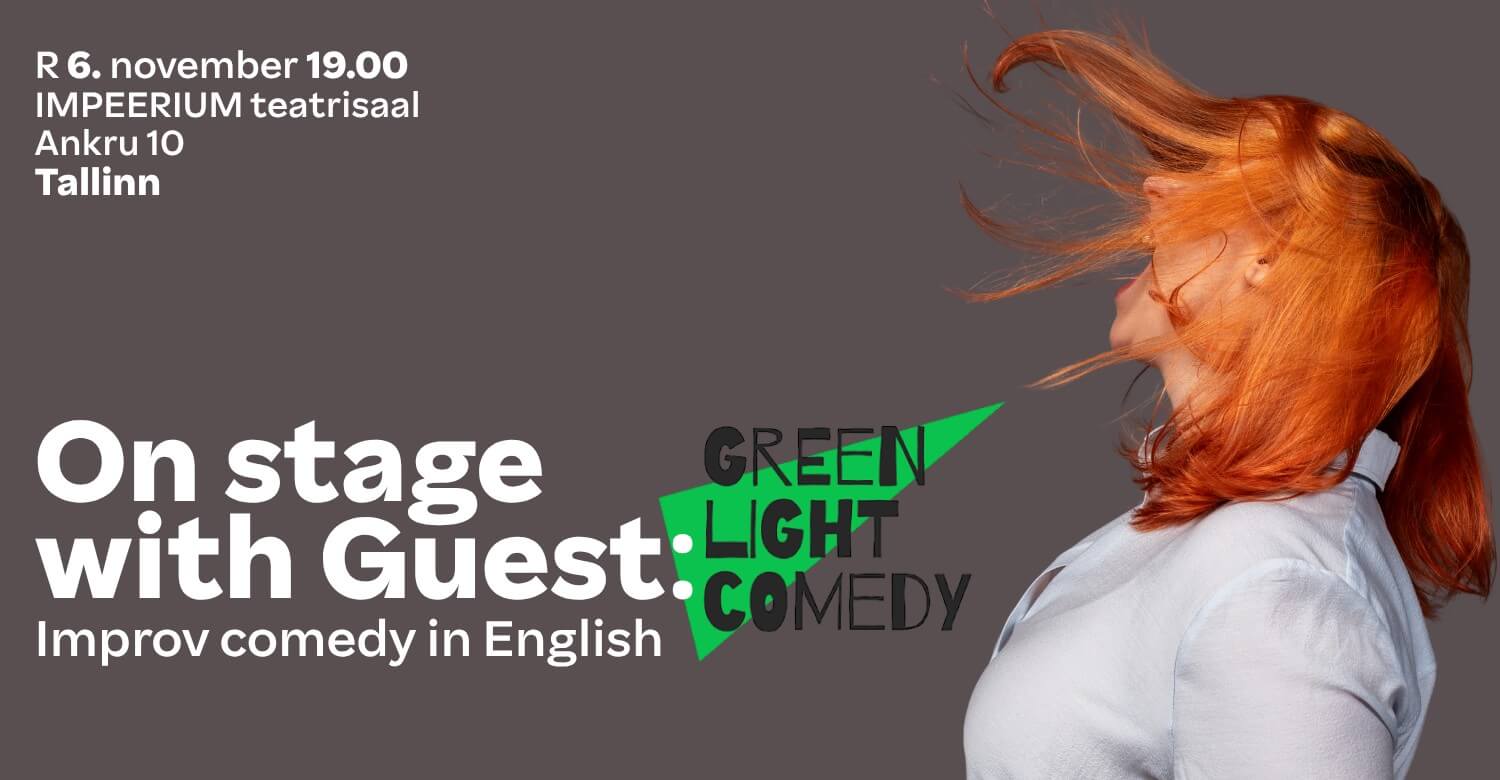 On stage with Guest: Green Light Comedy