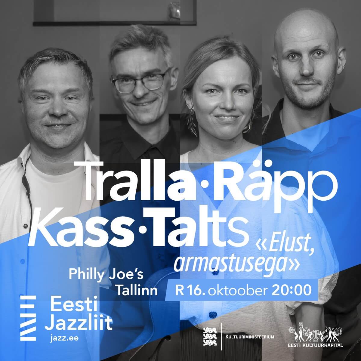 Jazzliit ja Philly Joe’s LIVE | Liina Tralla, Lauri Räpp, Peedu Kass, Marek Talts