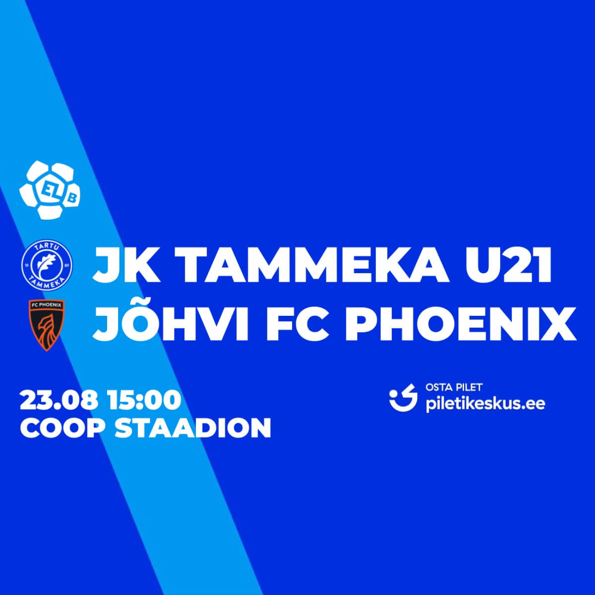 Tartu JK Tammeka U21 - Jõhvi FC Phoenix
