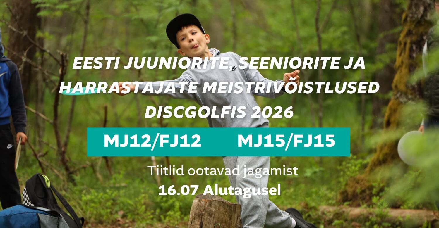 Eesti Juuniorite Meistrivõistlused Discgolfis MJ12/15 ja FJ12/15