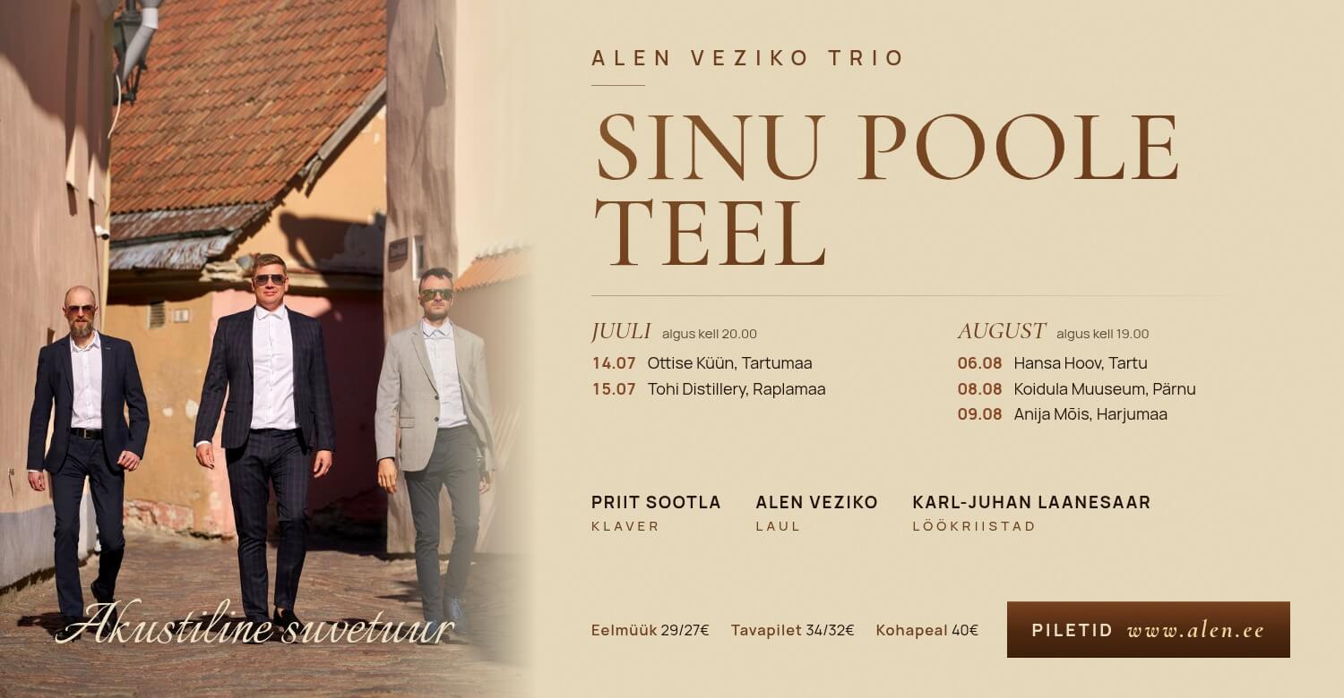 Alen Veziko Trio Sinu poole teel