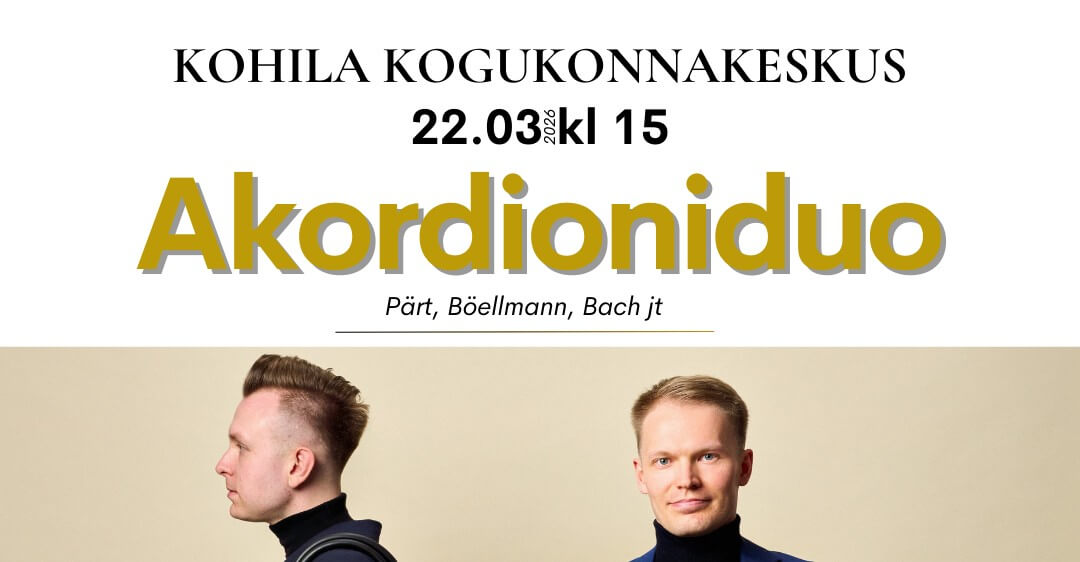 AKORDIONIDUO: Henri Zibo ja Mikk Langeproon