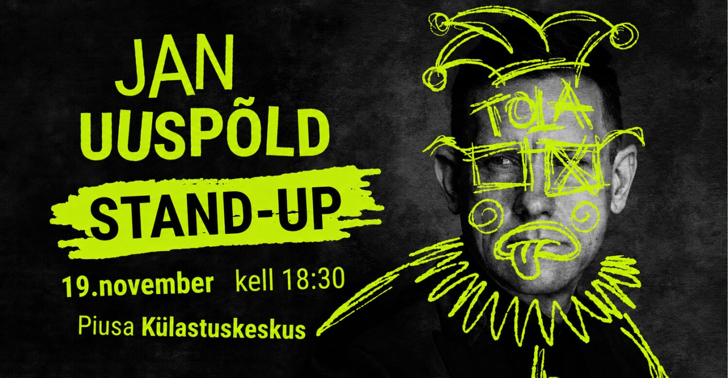 Jan Uuspõld stand-up "Kuidas huumor meid elus edasi kannab?"