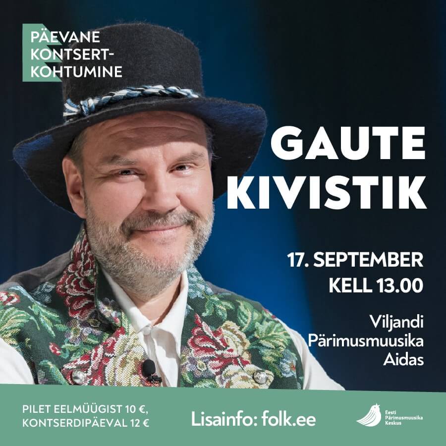 Päevane kontsertkohtumine: Gaute Kivistik