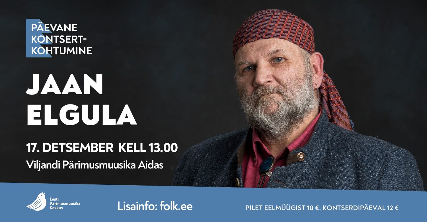 Päevane kontsertkohtumine: Jaan Elgula
