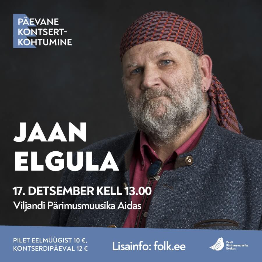 Päevane kontsertkohtumine: Jaan Elgula