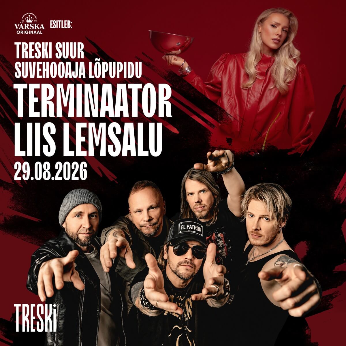 TRESKI SUUR SUVEHOOAJA LÕPUPIDU TERMINAATOR – LIIS LEMSALU BAND