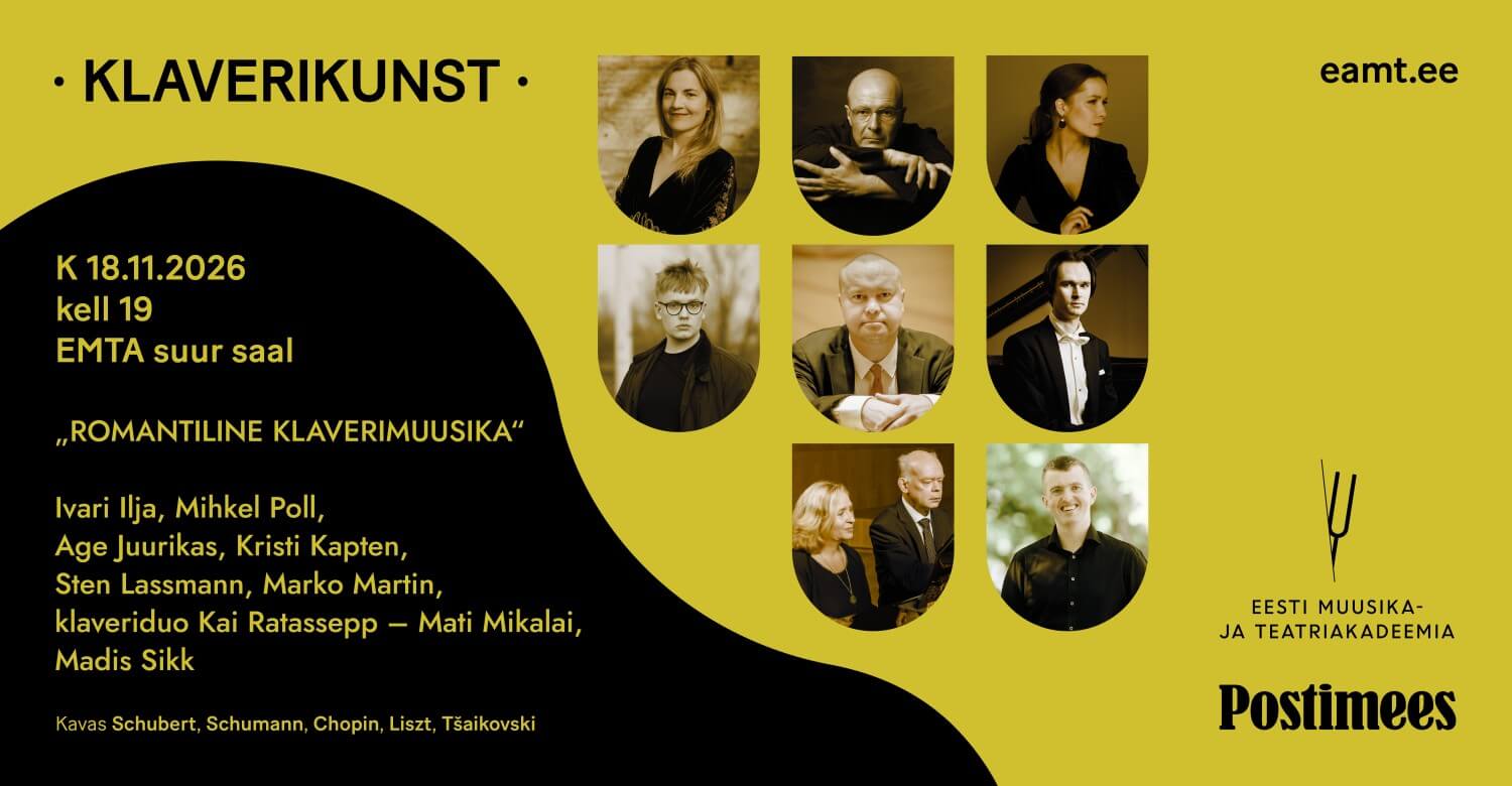 Pianistide gala „Romantiline klaverimuusika“