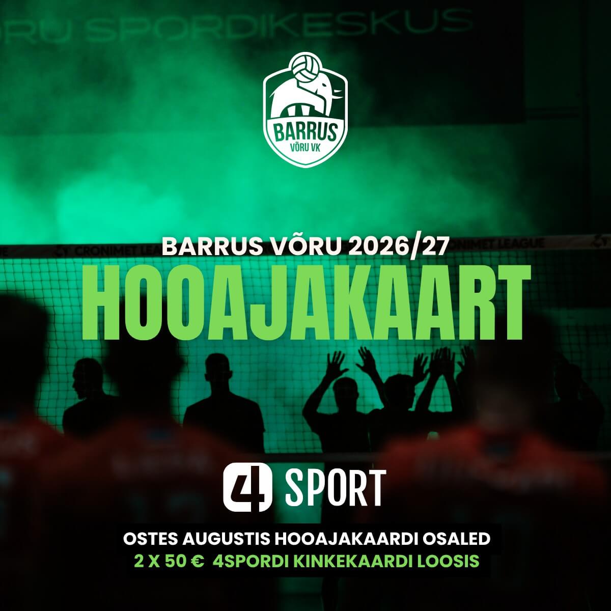 Hooajakaart 2026/2027