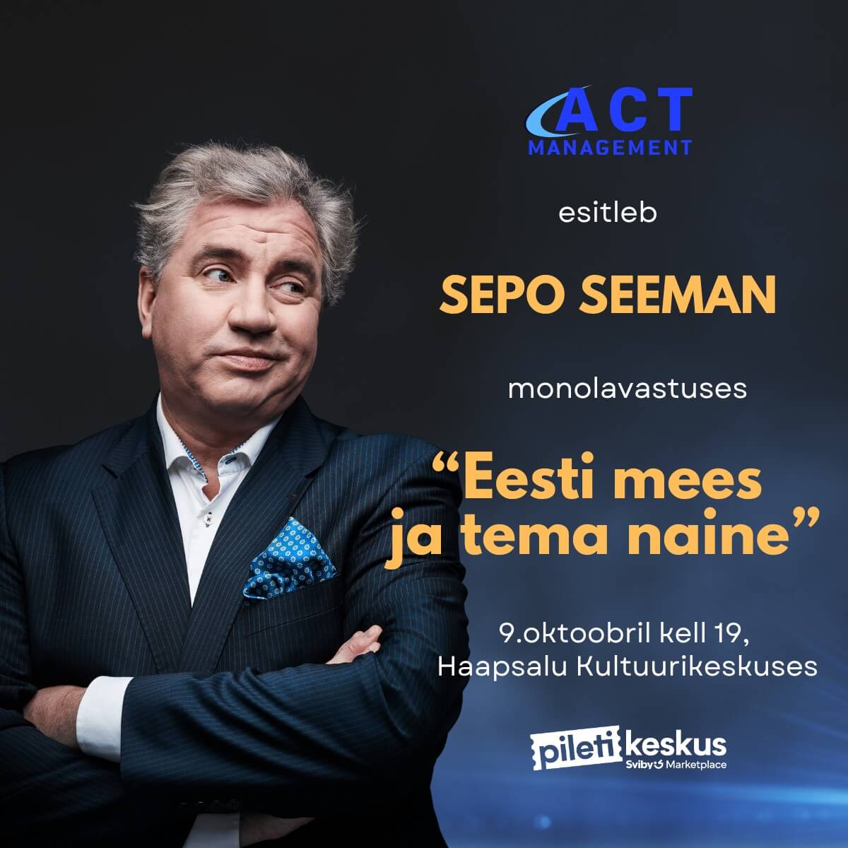 Sepo Seeman "Eesti mees ja tema naine" Haapsalus