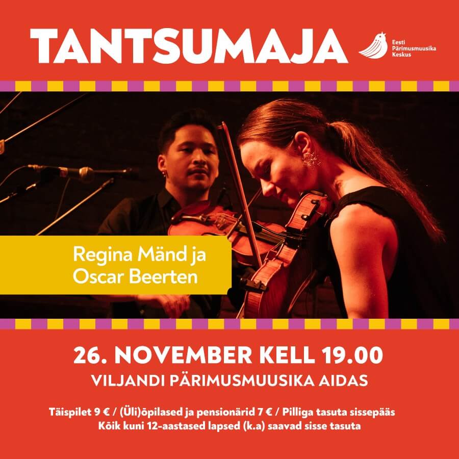 TANTSUMAJA: Regina Mänd ja Oscar Beerten