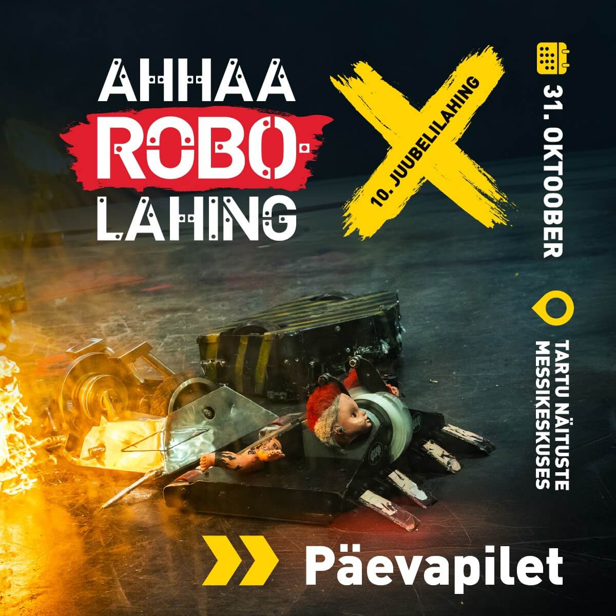 Robolahing 2026 - päevapilet (54 lahingut)